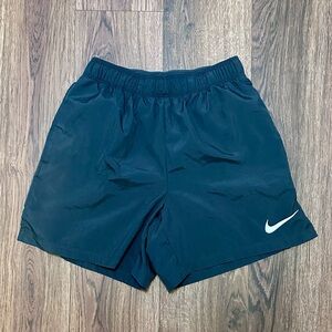 Nike Men’s Navy Athletic Shorts with White Swoosh